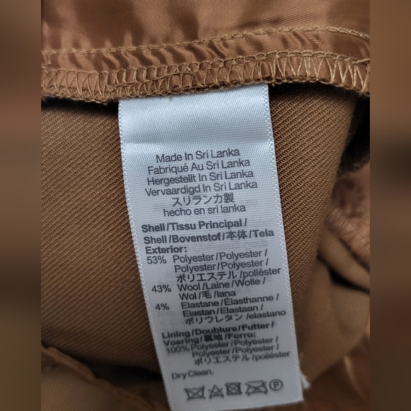 Madewell Harlow Wide-Leg Pant In Tan/Beige - Picture 8 of 16